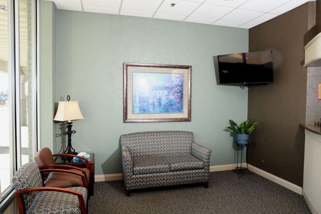 waiti room in fox valley dental center