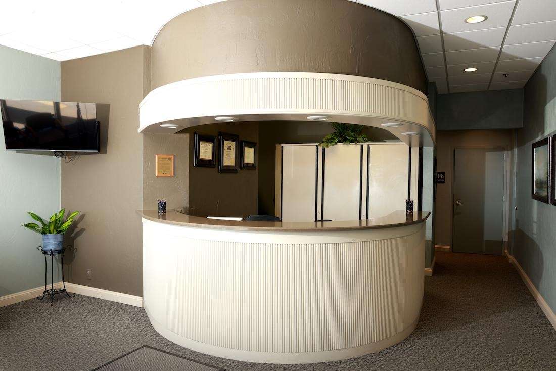 front desk at fox valley dental center